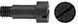 Sear Screw for  Investarms Lyman Great Plains & Gemmer Hawken Rifle lock, flint or percussion left or right hand, .52" length, .153" axle, 3.5-.6mm thread